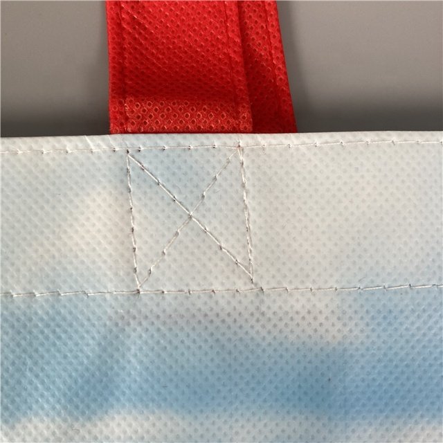 New High Quality Laminating Non Woven Bag Reusable Non Woven Supermarket Shopping Grocery Bag Picnic Food Bag