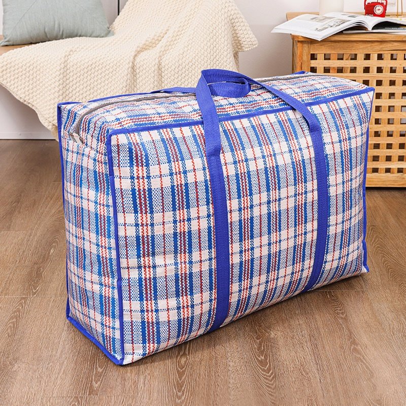 OEM, ODM customized reusable PP woven storage bags, large shopping bags, can be used for moving, shopping and travel packaging