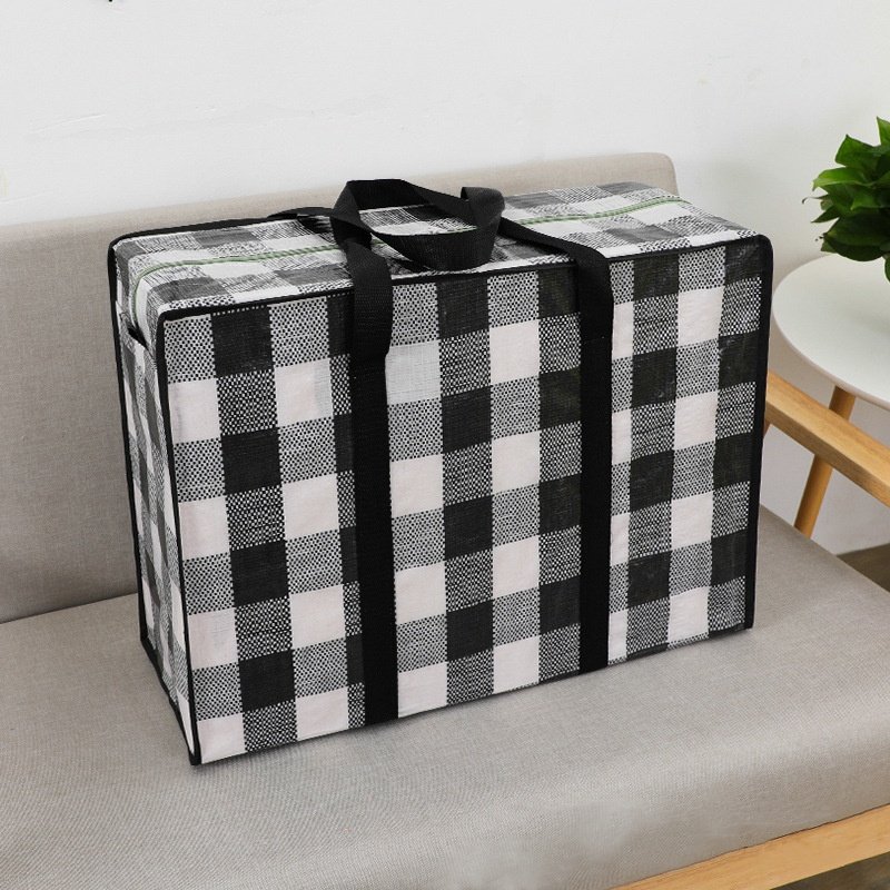 OEM, ODM customized reusable PP woven storage bags, large shopping bags, can be used for moving, shopping and travel packaging