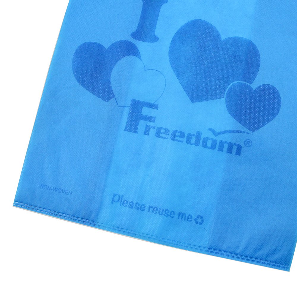 Factory Wholesale Customized Logo Eco Friendly Reusable Supermarket T-shirt Non Woven Shopping Bag Non Woven Vest Grocery Bag