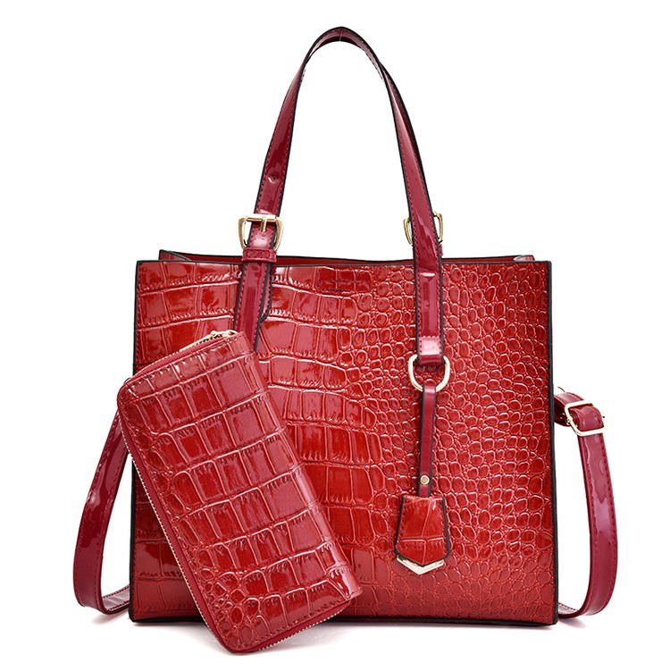 Shoulder Hot Sale Crocodile Pattern Purses and Handbags Dropship Luxury Women Hand Bags BE0136