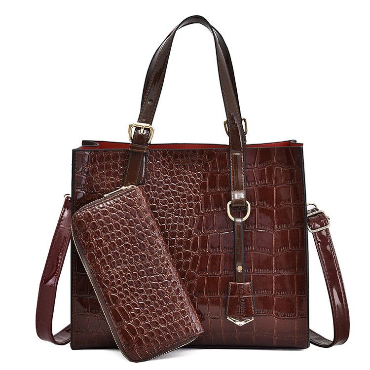 Shoulder Hot Sale Crocodile Pattern Purses and Handbags Dropship Luxury Women Hand Bags BE0136