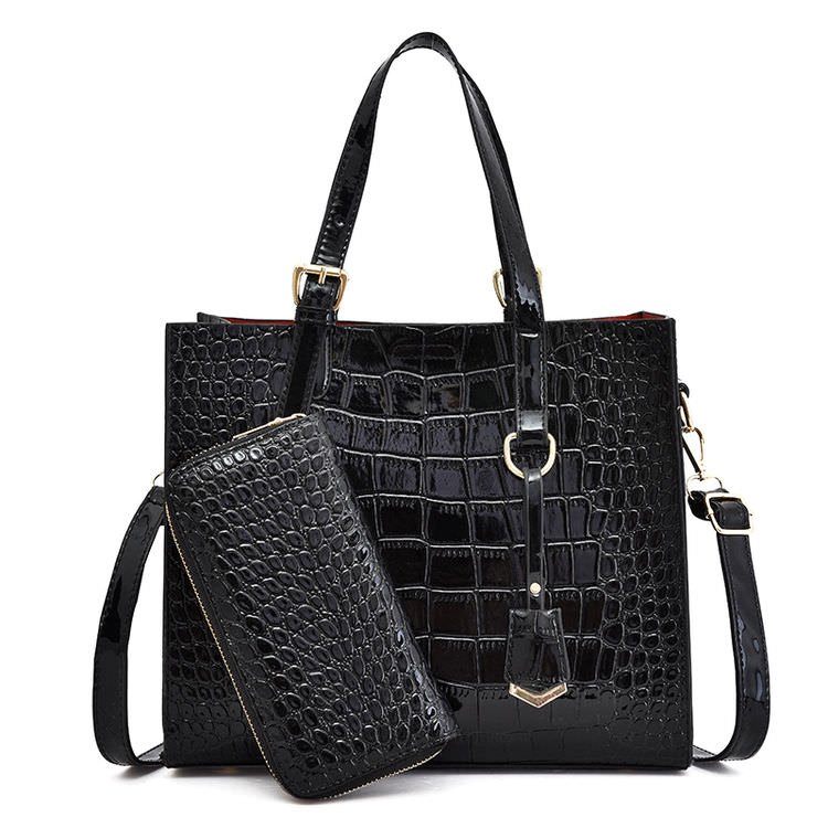 Shoulder Hot Sale Crocodile Pattern Purses and Handbags Dropship Luxury Women Hand Bags BE0136