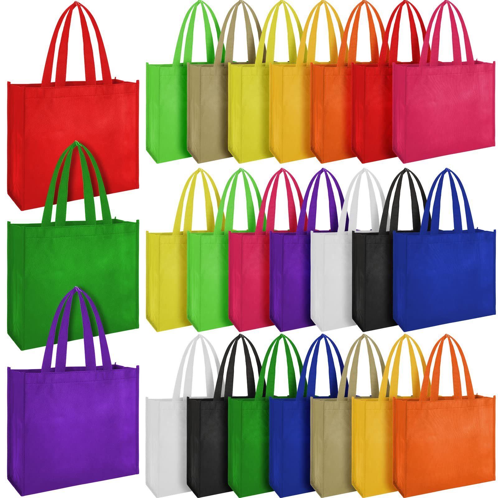 Custom non woven fabric bag, foldable reusable shopping bag spunbond cute tote bag