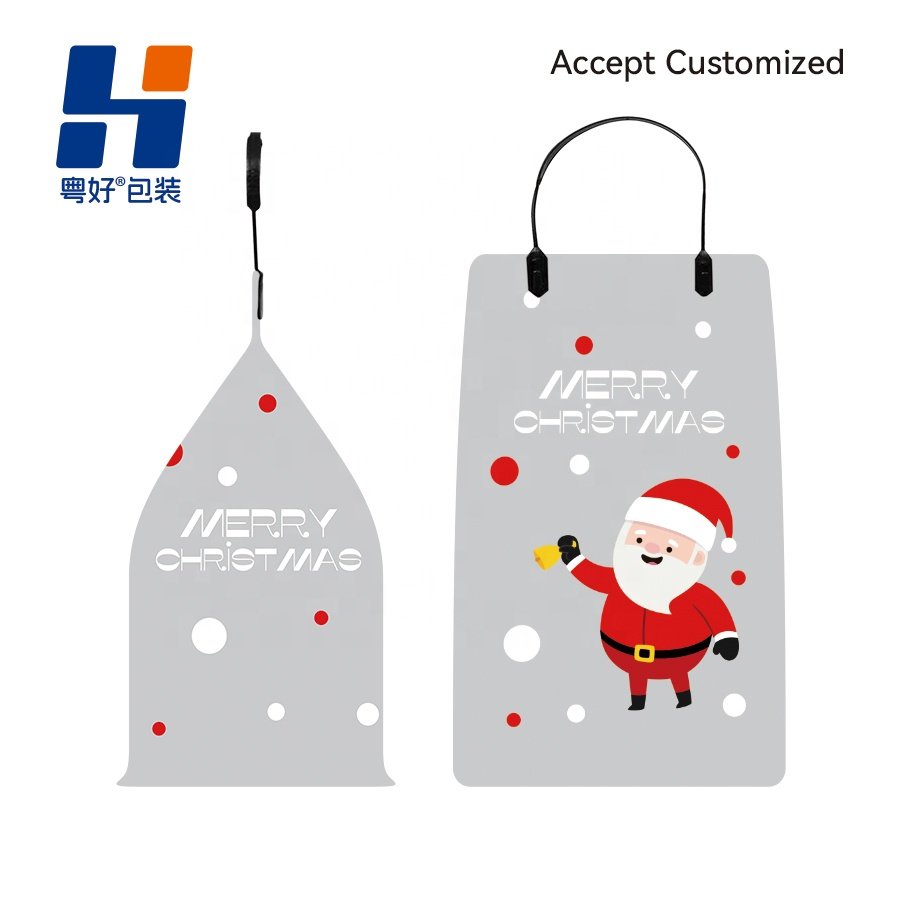 Recyclable Custom Printed Handbag In Various Sizes Packaging High Quality Christmas Gift Bags Plastic Shopping Bag