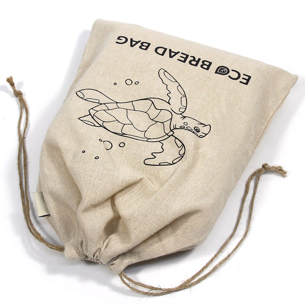 Eco Recycle Customized Turtle Line Painting Wholesale Jewelry Bag Multifunction Drawstring Cotton Bags