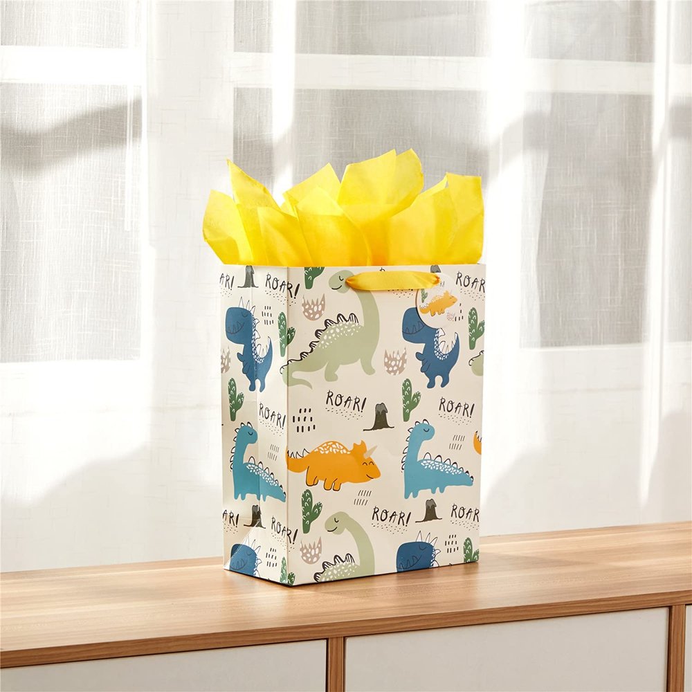 Direct Sales Supply Wholesale Price Kids Baby Cartoon Printed Gift Packaging Paper Shopping Bag