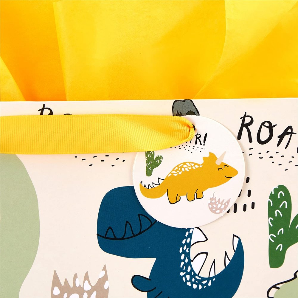 Direct Sales Supply Wholesale Price Kids Baby Cartoon Printed Gift Packaging Paper Shopping Bag