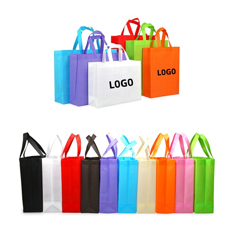 Custom Printing Recycled laminated non-woven shopping bag,Large Supermarket Non Woven Shopping Bag for food