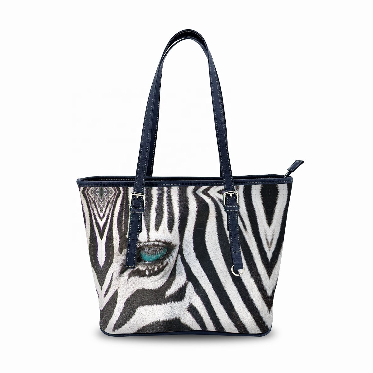 Designer Personalised Tote Bag Mosaic Pattern Leather Wholesale Designer Handbags Reusable Tote Shopping Bag