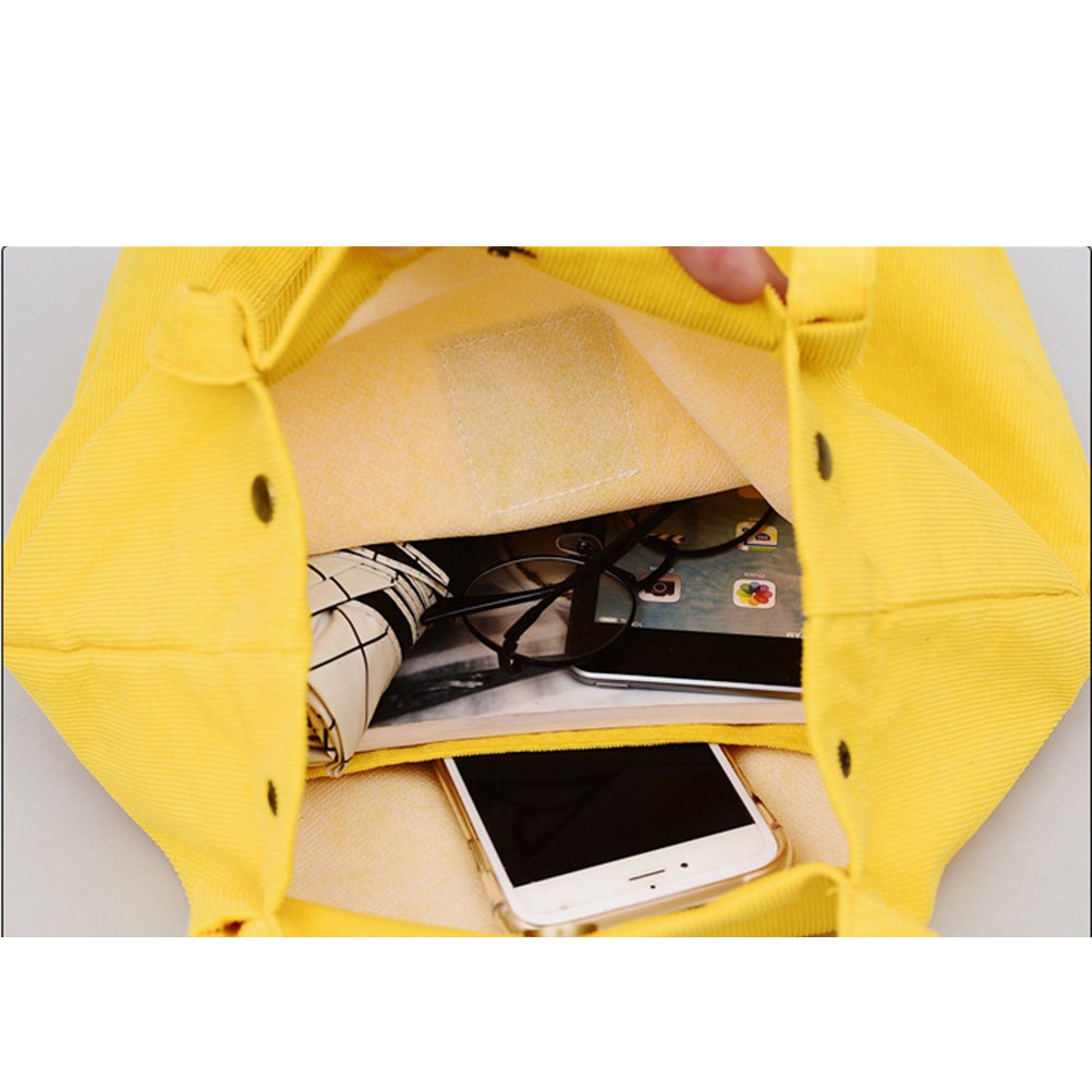 Women's Corduroy Totes Bag Women Shoulder Handbags Big Capacity Shopping Bags Casual Solid Color Shopper Beach Bag