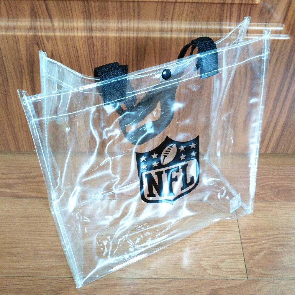 promotional clear tote pvc shopping bag transparent beach bag