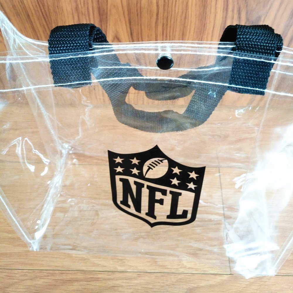 promotional clear tote pvc shopping bag transparent beach bag