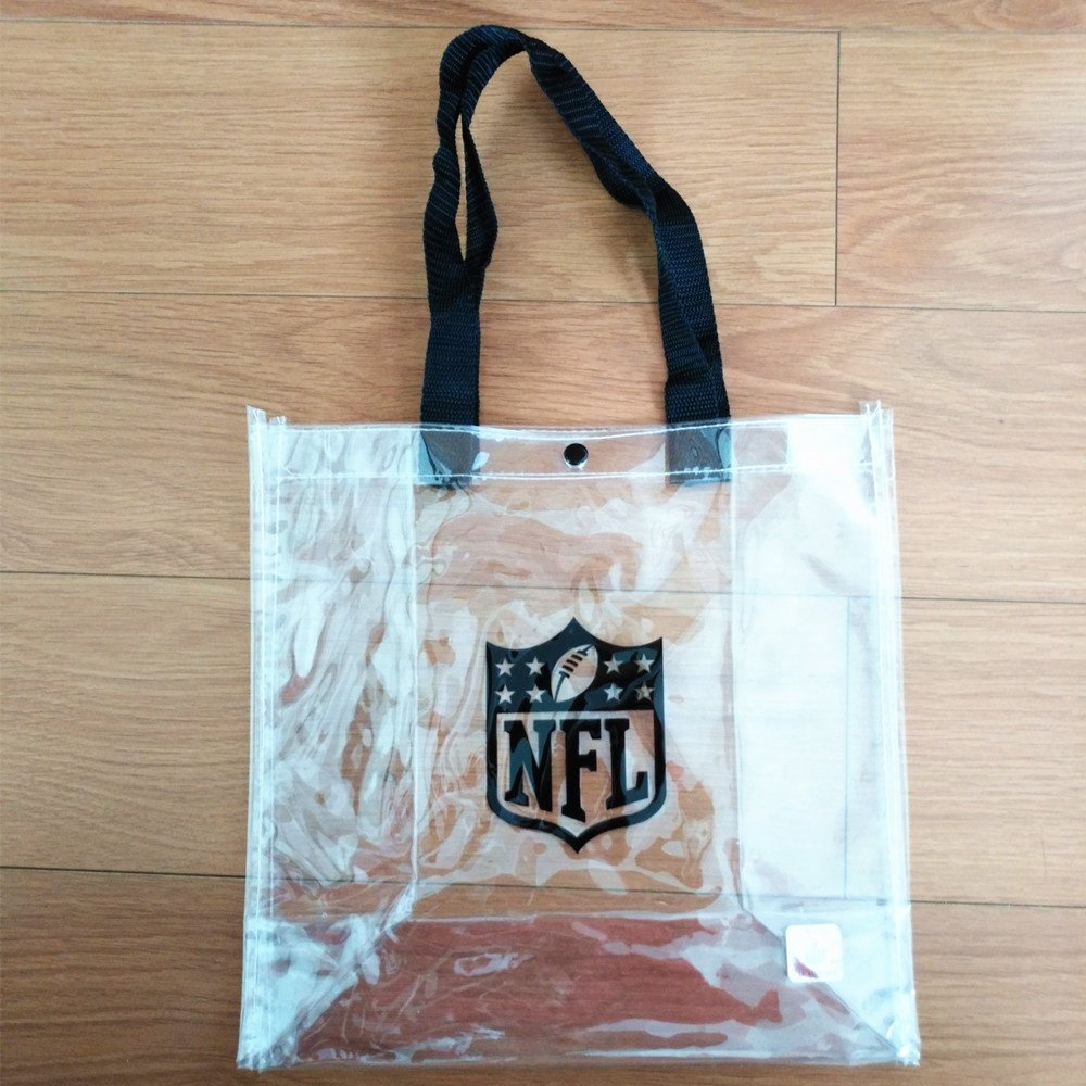 promotional clear tote pvc shopping bag transparent beach bag