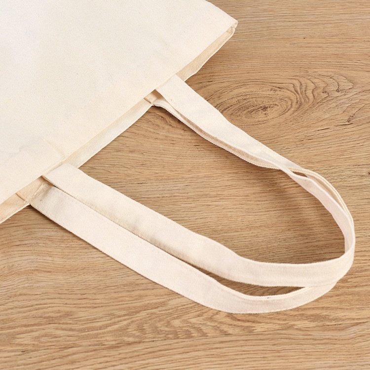 Fashion Printed Natural Shopping Bag With Logo Eco Blank Cotton Canvas Calico Cotton Tote Bag