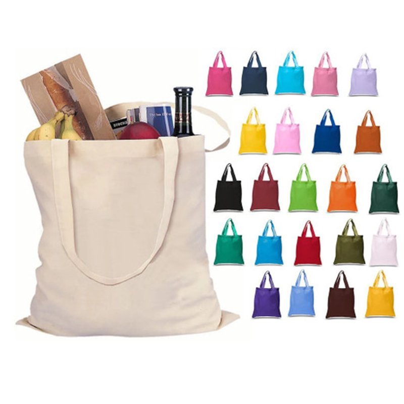eco friendly extra large custom logo organic reusable cotton shopping bag canvas grocery bag oversize gym tote bag
