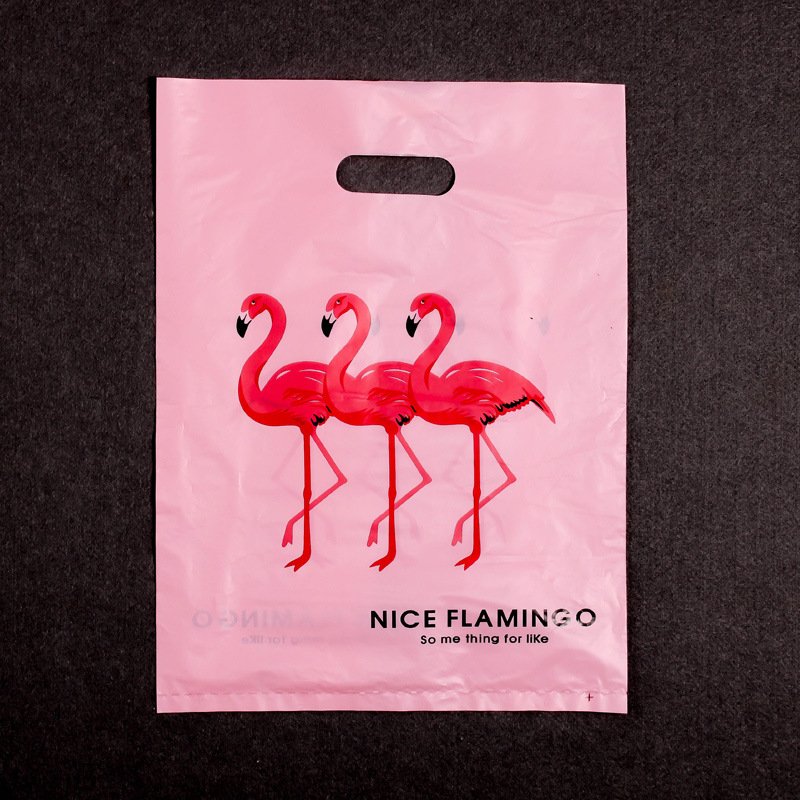 Custom Logo Printed HDPE/LDPE Multi-colored Plastic Shopping Bag Die Cut Handle Carry Shopping Packaging Bags