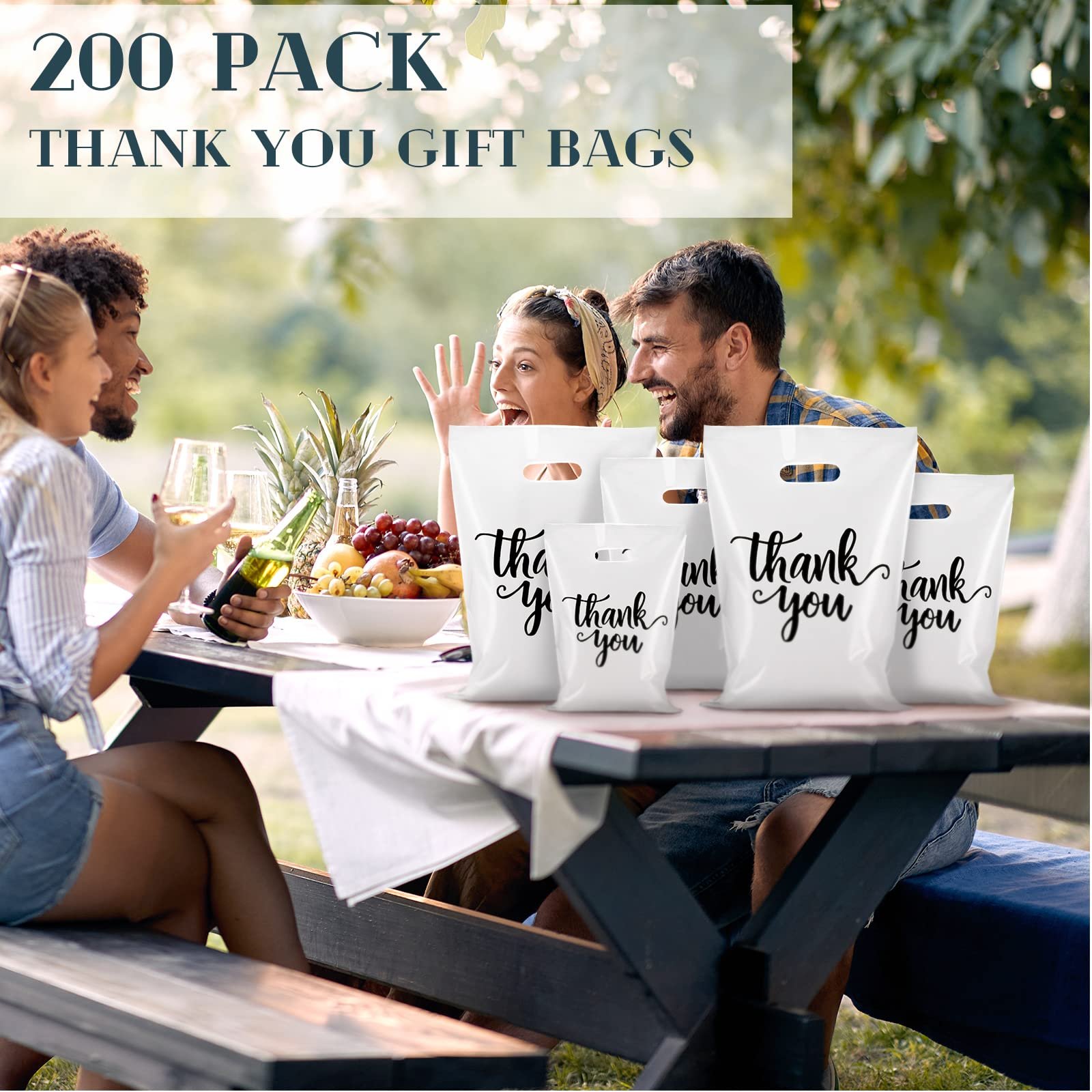 Custom Plastic Shopping Bag Die Cut Plastic Packaging Bags For Business Small Merchandise