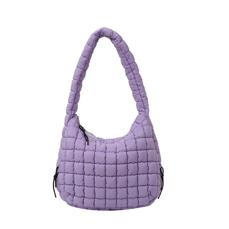 2024 New arrival Fashion wrinkles cloud shopping bags Large capacity women's shoulder bags