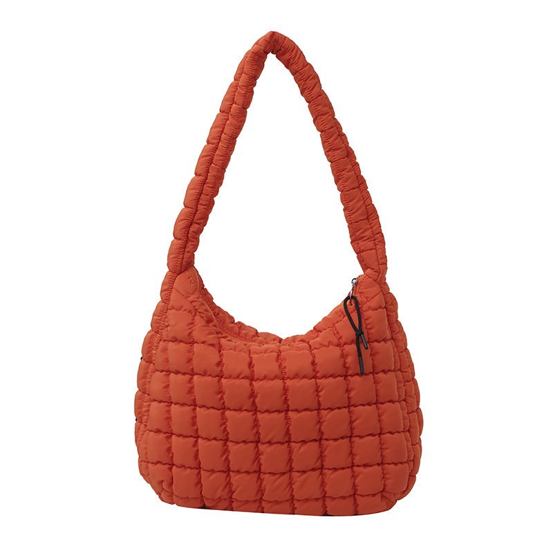 2024 New arrival Fashion wrinkles cloud shopping bags Large capacity women's shoulder bags