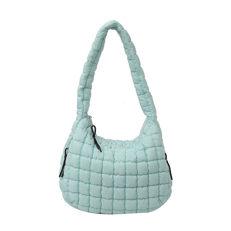 2024 New arrival Fashion wrinkles cloud shopping bags Large capacity women's shoulder bags