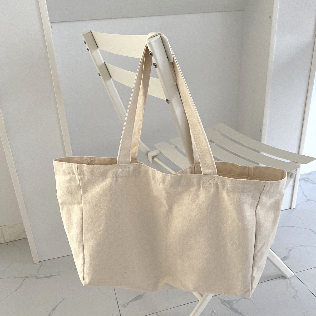 wholesale canvas large shopping bag cotton wine tote supermarket shopper storage inner bag with custom printed logo