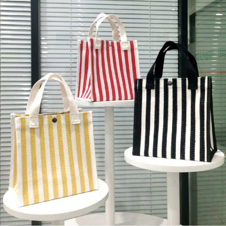 wholesale eco friendly custom logo reusable tote shopping bag medium women canvas cotton tote bag