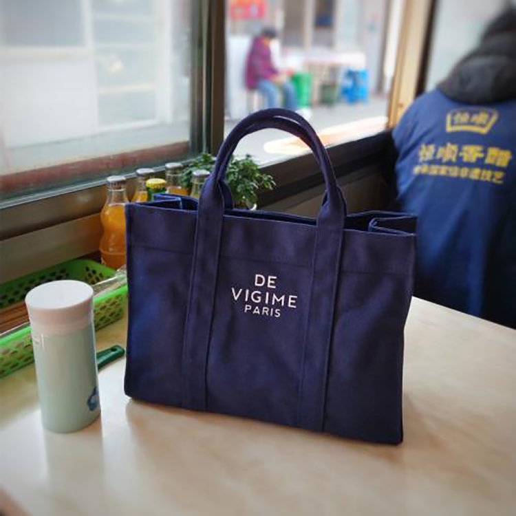 wholesale hot sale custom private label cute canvas handbag small lunch bag cotton tote bag shopping bag for women