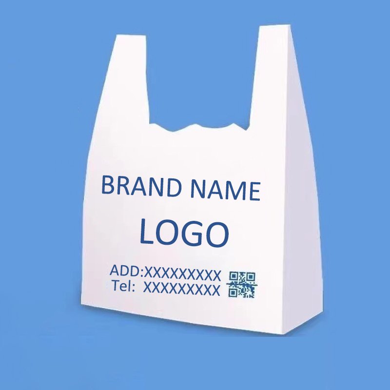 Bags 1/6 Black 21 x 6.5 x 11.5 "Thank You" T-Shirt Plastic Grocery Shopping Bags,Merchandise Bags