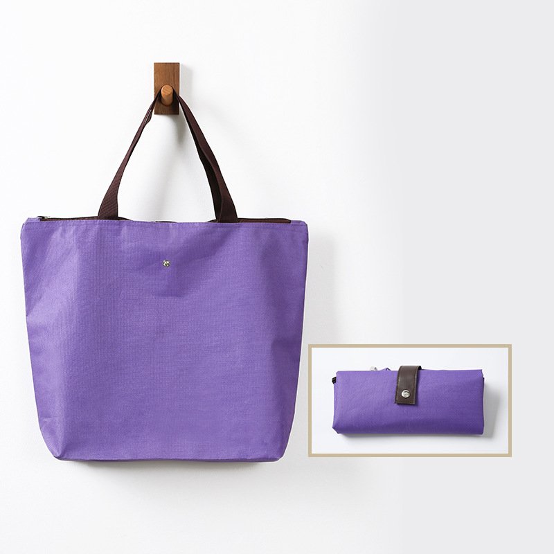 Custom Folding Reusable Waterproof Oxford Cloth Blank Folding Shopping Bag