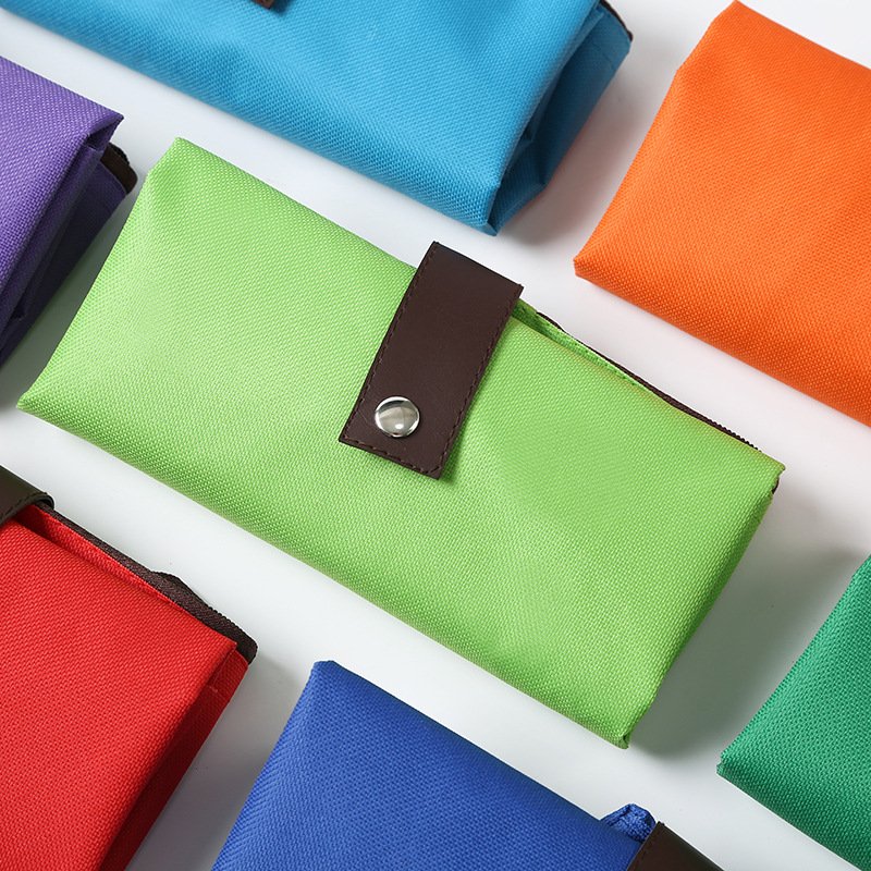 Custom Folding Reusable Waterproof Oxford Cloth Blank Folding Shopping Bag