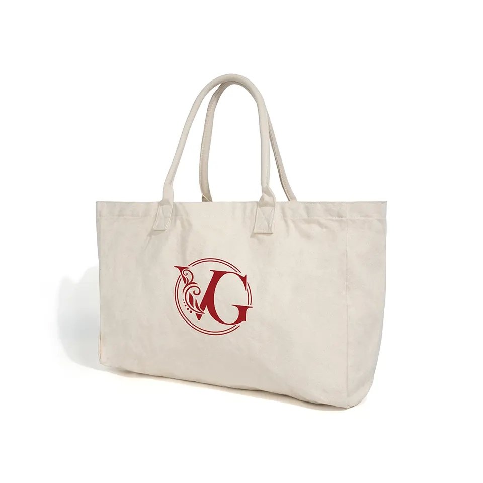 Eco Friendly Reusable Designer Cloth Canvas Cotton Shopping Tote Bag With Custom Logo Printed Factory Price