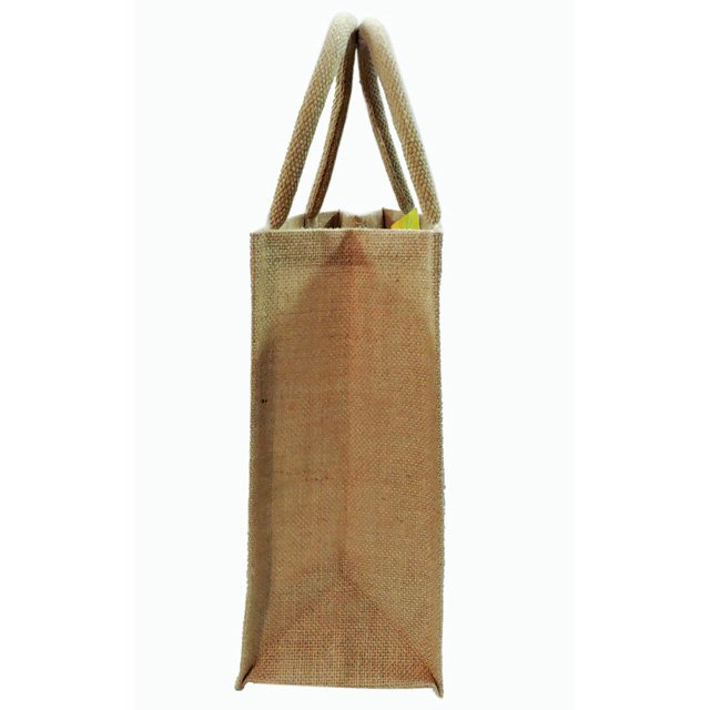 Eco friendly shopping tote jute bag with nice printing high quality product made In India West Bengal In Kolkata prepared by EWB