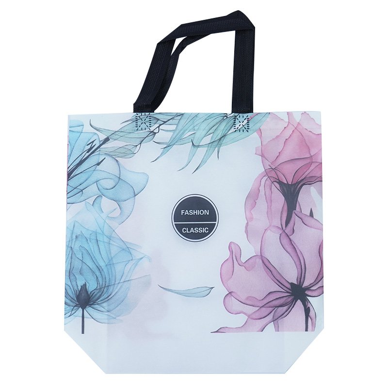Portable Shopping Bags Reusable Eco Friendly Non - woven Bags Custom Logo Fabric Non woven Shopping Bag