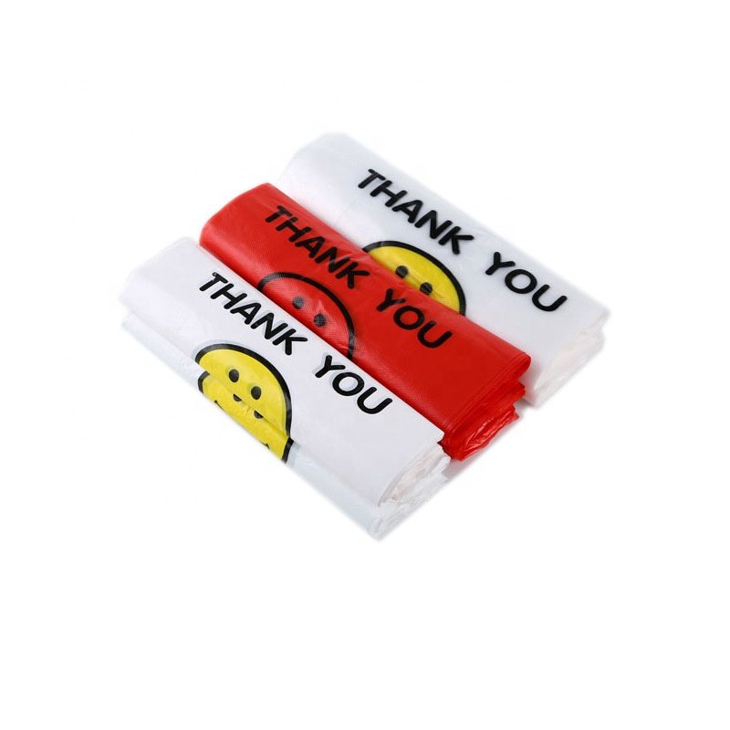 HDPE shopping bag with logo printed