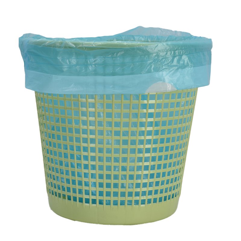 Household kitchen thickened disposable color flat mouth garbage bag