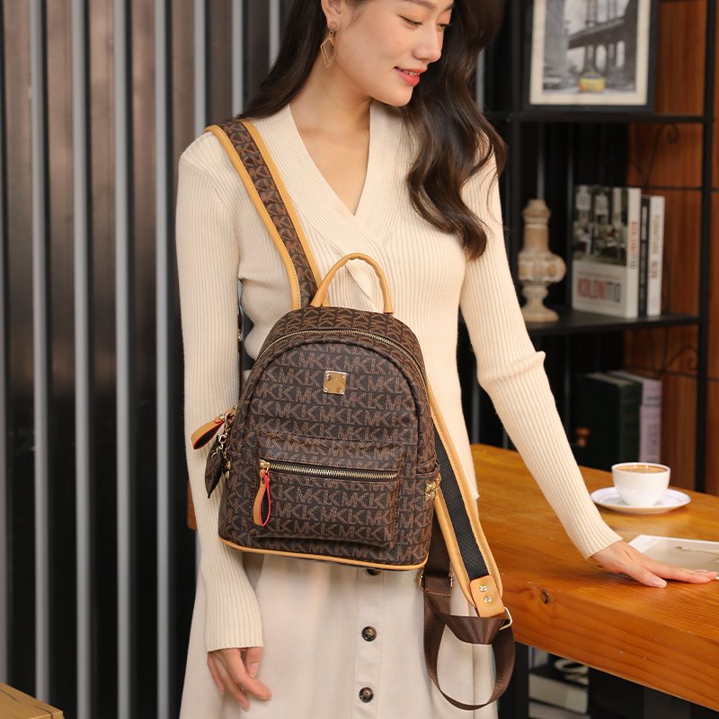 Fashion Letter 3 In 1 Backpack For Women Multifunctional Shoulder Crossbody Bag Big Capacity Pvc Leather Bagpack Bolsas Feminina