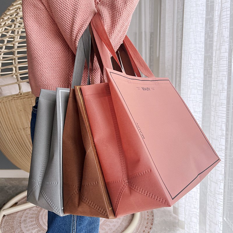 Wholesale Reusable Non-Woven Shopping Bag Custom Logo Printed Eco Friendly Gift Bag