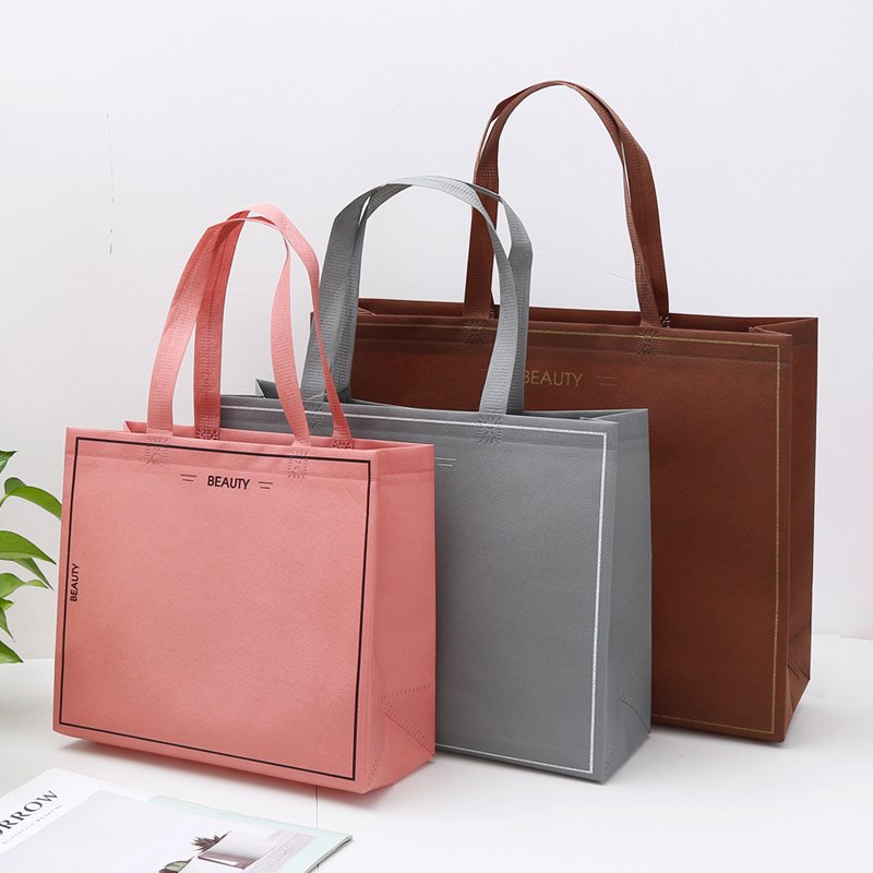 Wholesale Reusable Non-Woven Shopping Bag Custom Logo Printed Eco Friendly Gift Bag