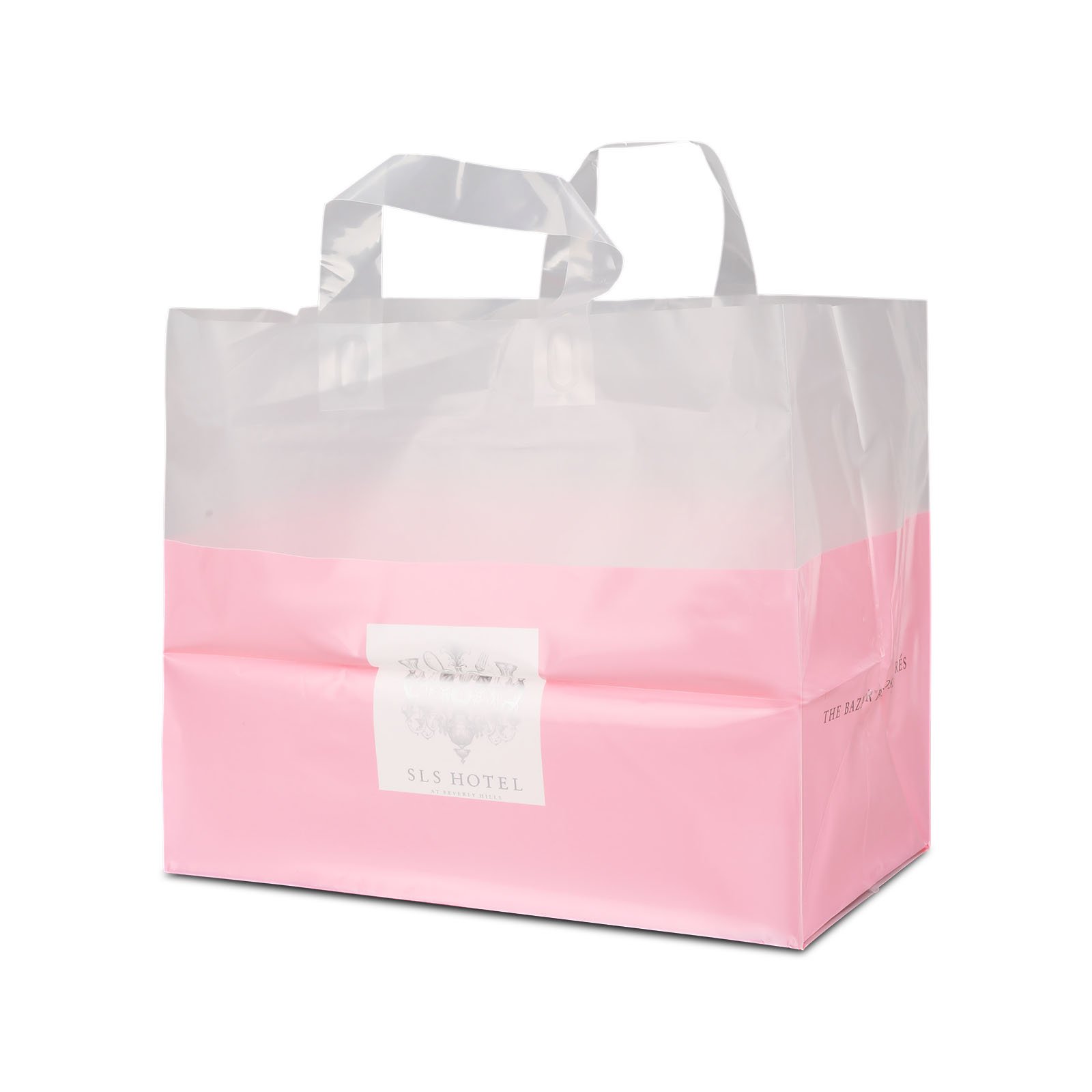 Offer Sample Biodegradable Takeaway Plastic Storage Reusable Shopping Bags With Handles