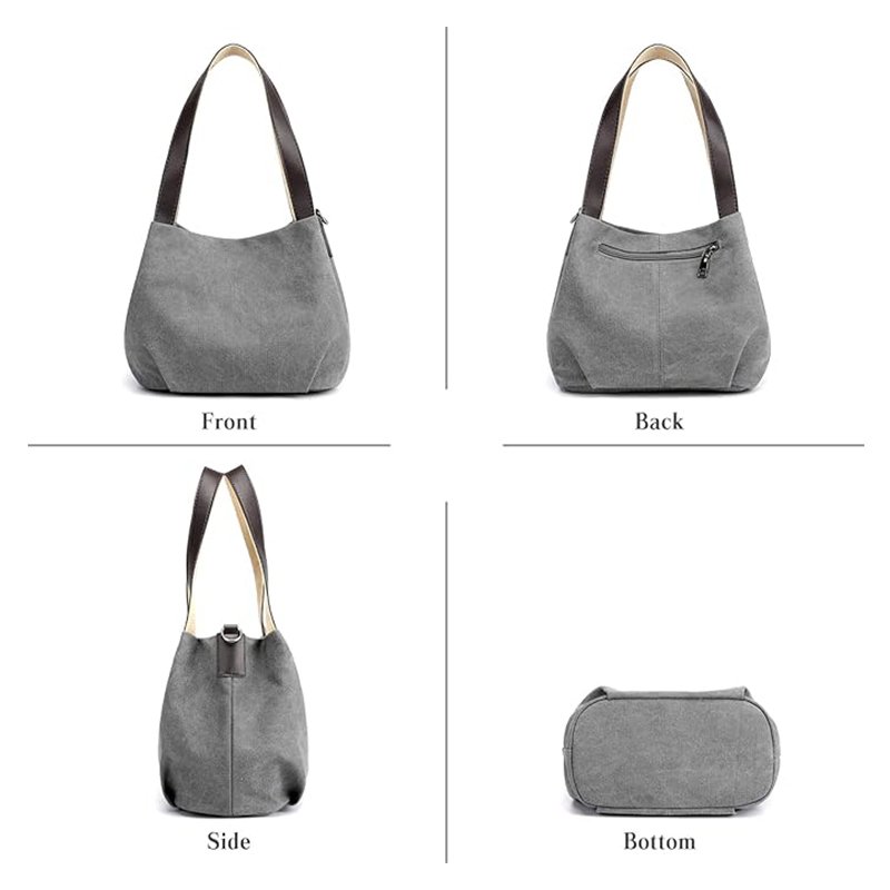 Reusable Custom Tote Shopping Bags Cotton Canvas Bag Eco-friendly Tote Canvas Bags with Custom Printed Logo