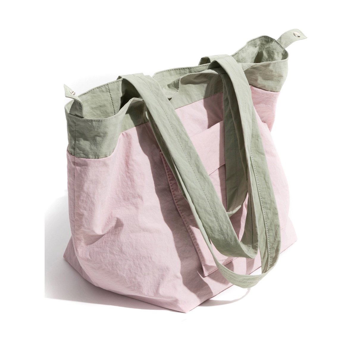Custom Logo Reusable Waterproof Nylon Tote Bag Shopper Shopping Bag Women's Shoulder Bag Daily Handbag