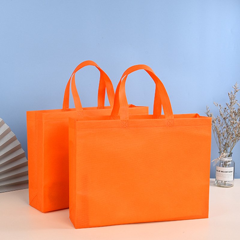 Recycled Custom Logo Printing Non Woven Shopping Bag For Supermarket Durable Non Woven Tote Shopping Bag