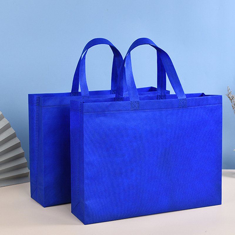 Recycled Custom Logo Printing Non Woven Shopping Bag For Supermarket Durable Non Woven Tote Shopping Bag