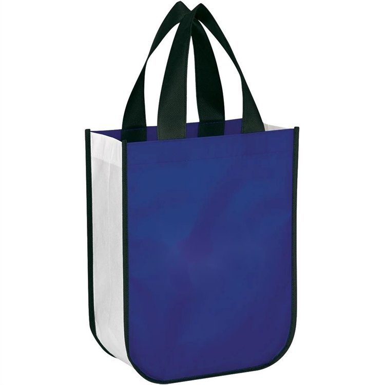 Factory Eco friendly laminated Custom Printed Pattern Recyclable Fabric non woven reusable shopping bags With Logo