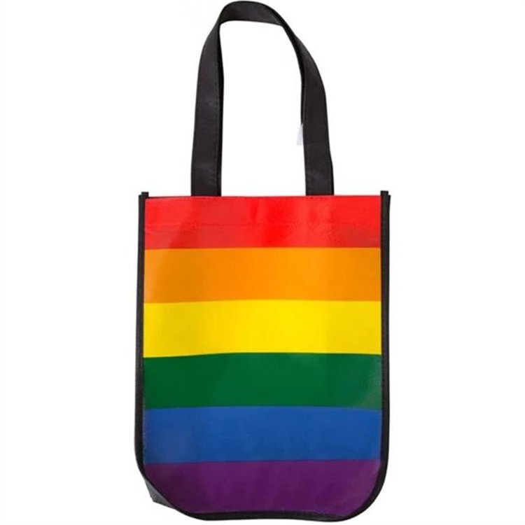 Factory Eco friendly laminated Custom Printed Pattern Recyclable Fabric non woven reusable shopping bags With Logo