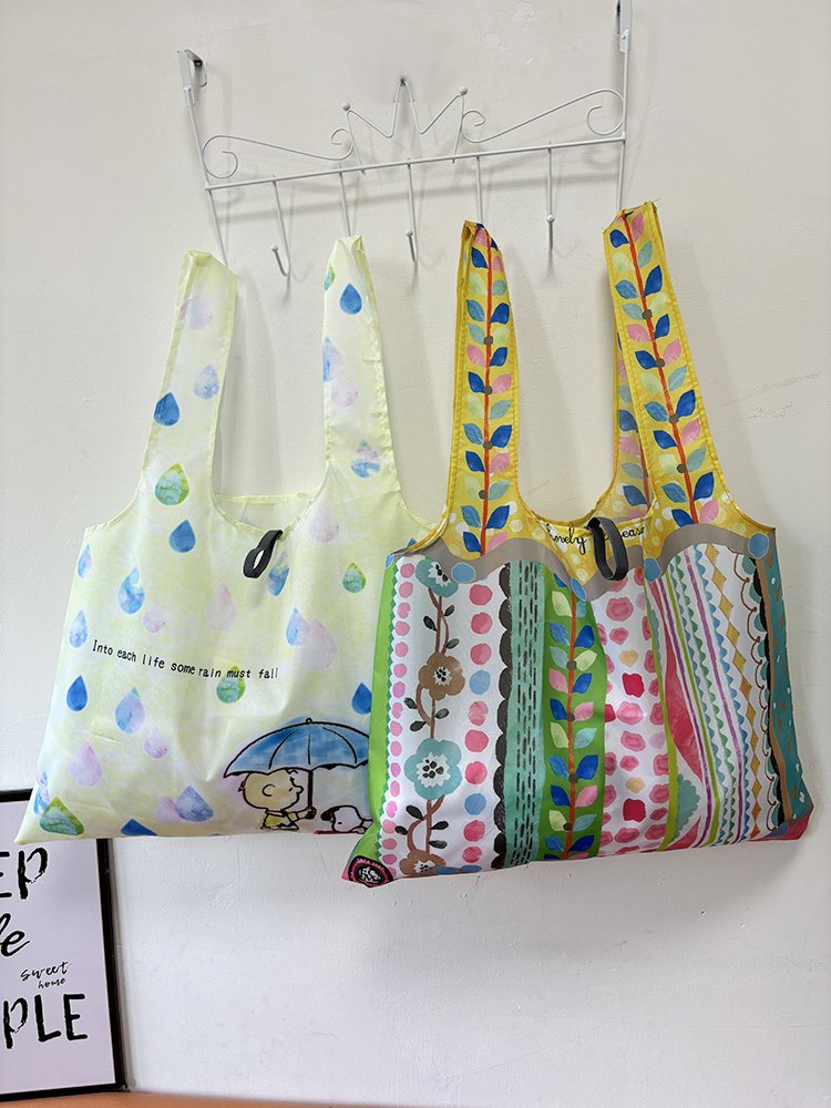 Women's Reusable Eco Shopping Bags For Groceries Vegetables Storage Tote Bag Large Foldable Shoulder Pouch Handbags