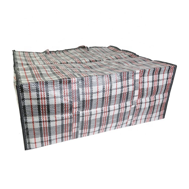 OEM/ODM Supermarket Tote Heavy Duty Washable Reusable Grocery Shopping Bags With Zipper