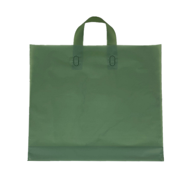 Chen Han Factory Wholesale Thickened Frosted Plastic Bags Custom Printed Clothing Store Tote Bags Simple gift Shopping Bags