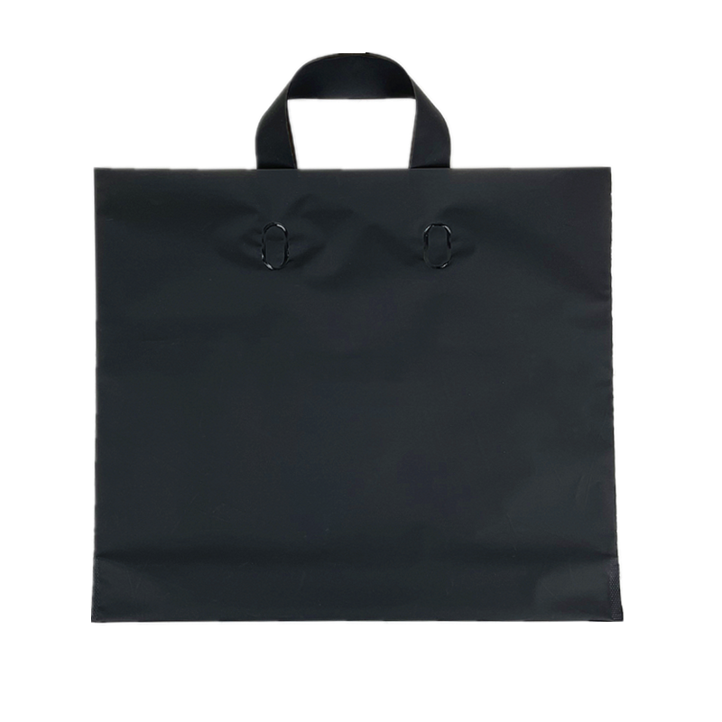 Chen Han Factory Wholesale Thickened Frosted Plastic Bags Custom Printed Clothing Store Tote Bags Simple gift Shopping Bags